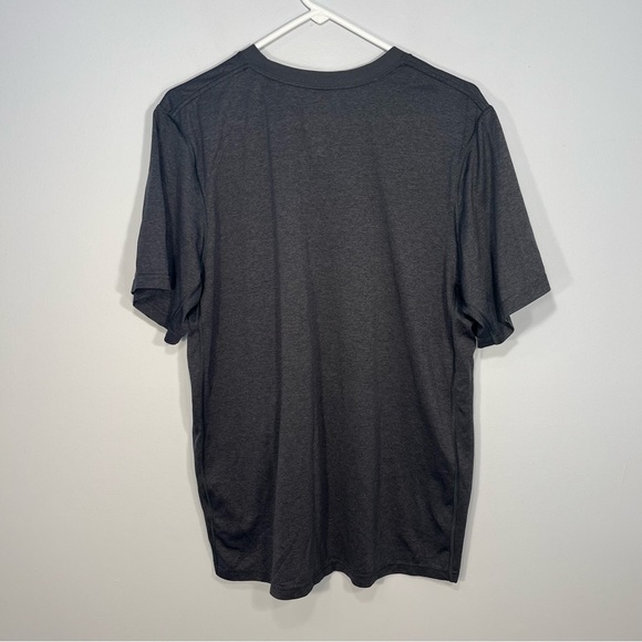 Nike Shirt Mens Large Gray Just Do It Spell Out Dri Fit Crew Neck Active Outdoor - Picture 2 of 9